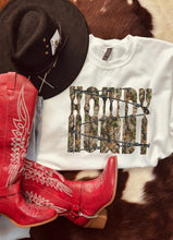 Load image into Gallery viewer, Camo Howdy Sweatshirt
