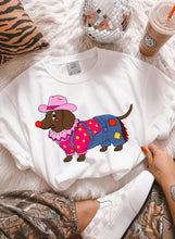 Load image into Gallery viewer, Rodeo Clown Dachshund Tee
