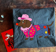 Load image into Gallery viewer, Rodeo Clown Dachshund Tee
