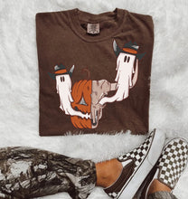 Load image into Gallery viewer, Bull Skull Ghost Tee
