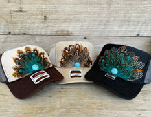 Load image into Gallery viewer, Feather Trucker Hat
