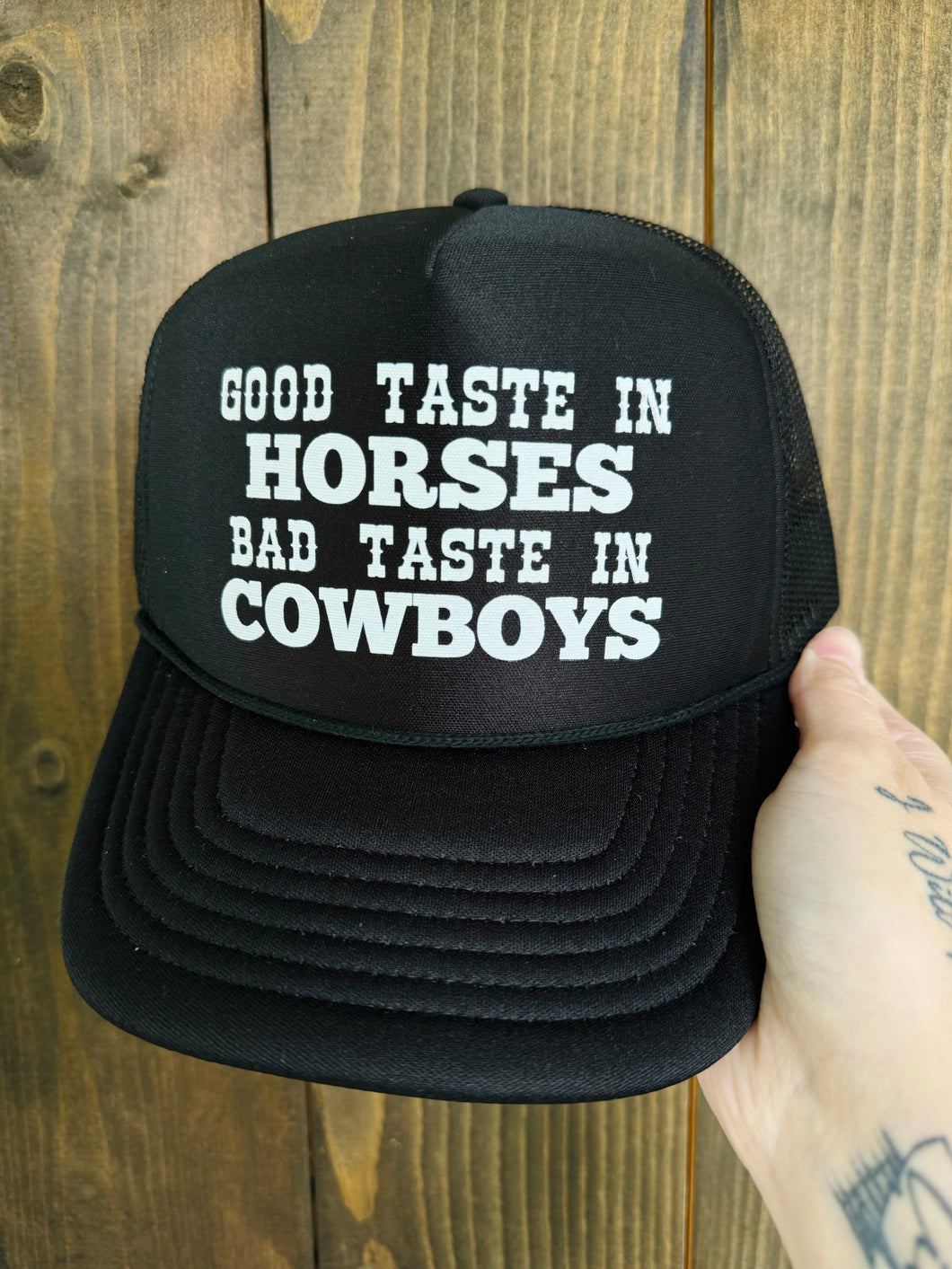 Good Taste In Horses Trucker Hat