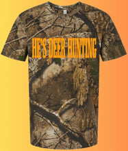 Load image into Gallery viewer, He’s Hunting Camo Tee
