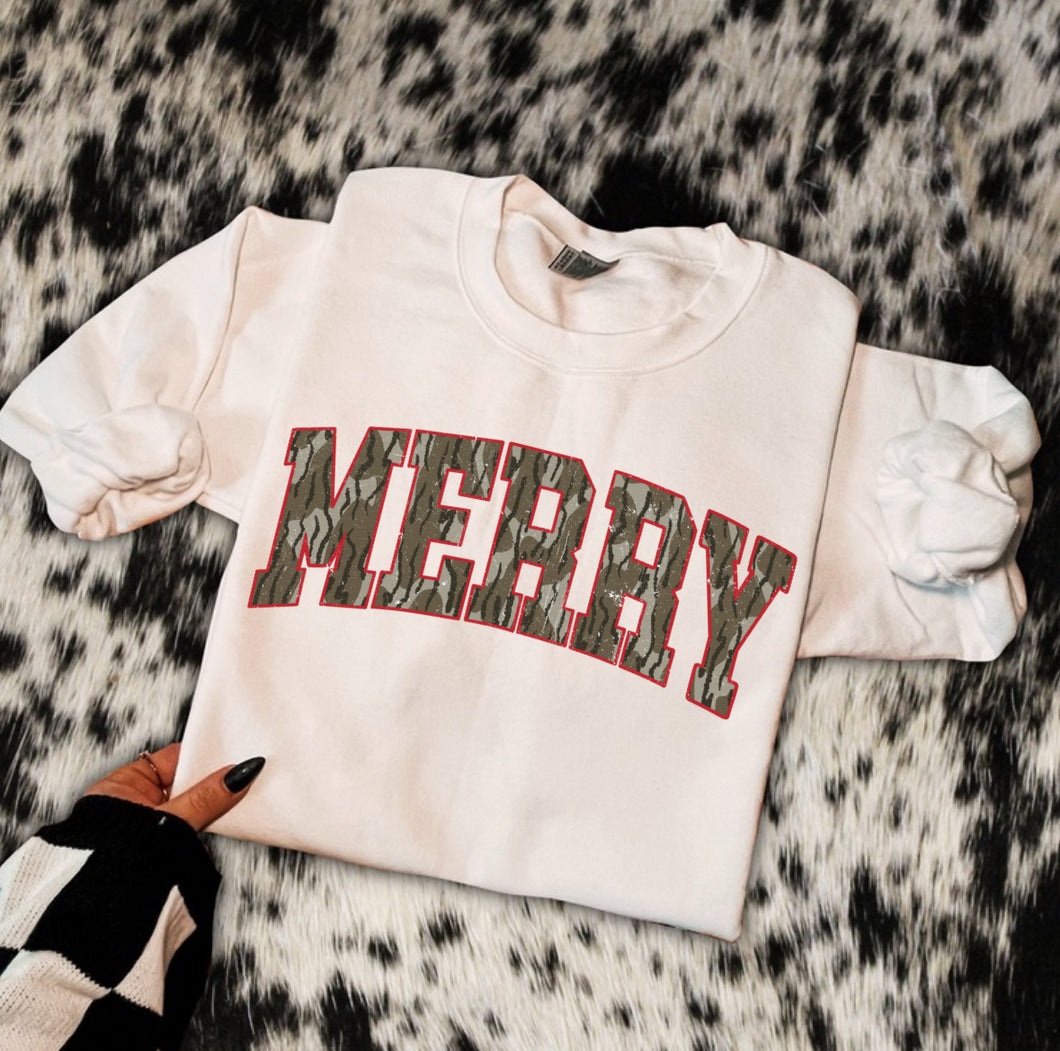 Camo Merry Sweatshirt