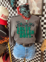 Load image into Gallery viewer, Turquoise and Blue Collar Boys Tee
