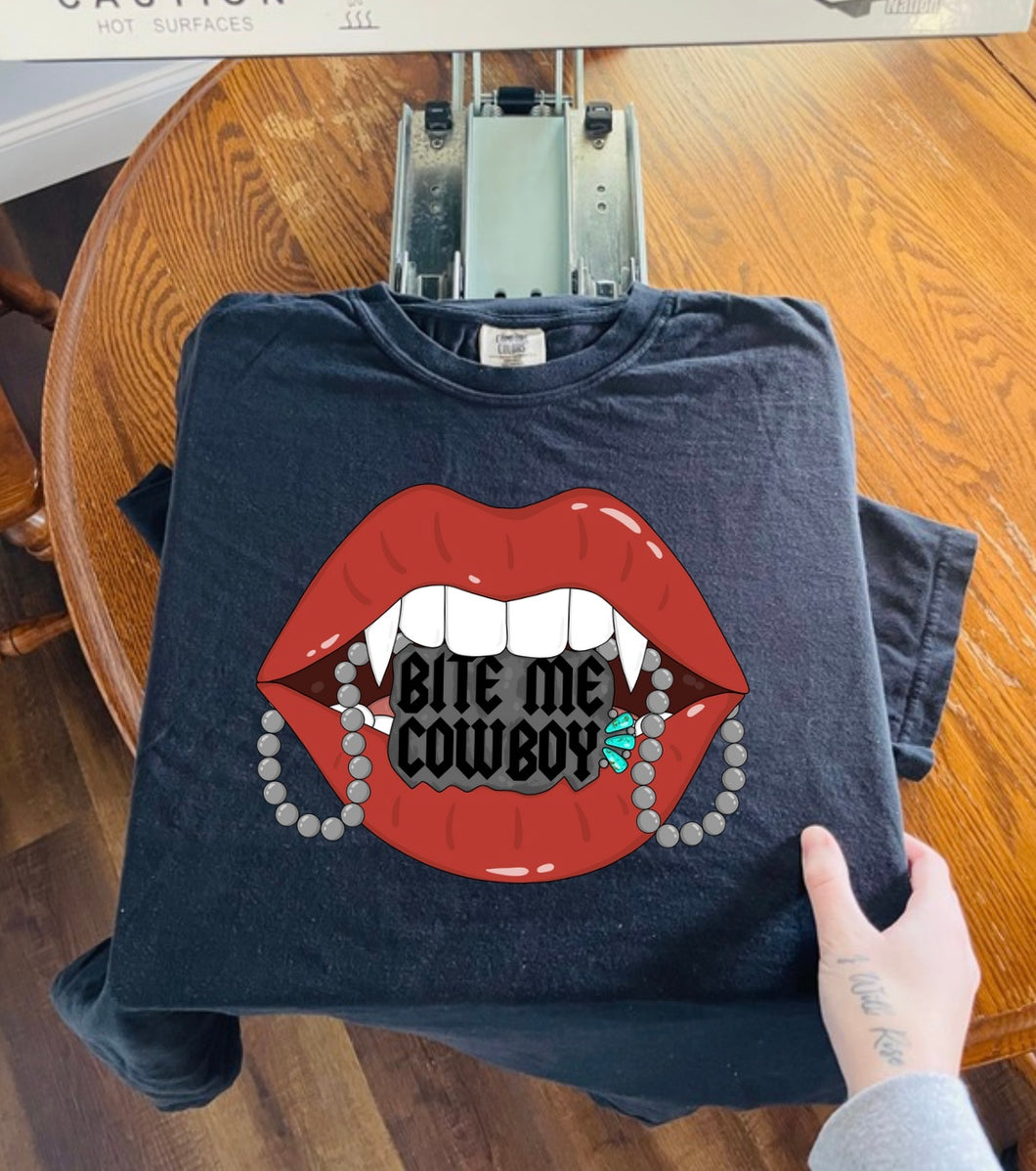 Bite Me Cowboy Tee