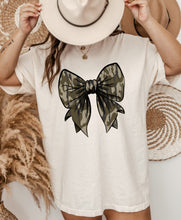 Load image into Gallery viewer, Camo Bow Tee
