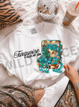 Load image into Gallery viewer, Turquoise Feeds My Soul Tee
