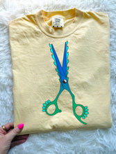 Load image into Gallery viewer, Blue Western Shears Tee
