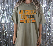Load image into Gallery viewer, Antisocial Cowgirl Club Tee
