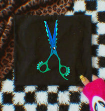 Load image into Gallery viewer, Blue Western Shears Tee
