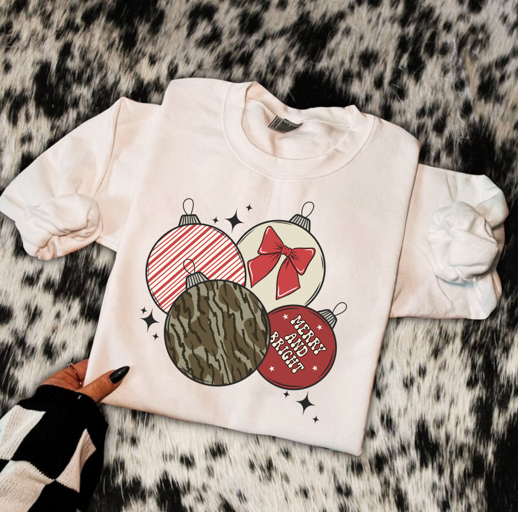 Christmas Ornaments Sweatshirt