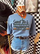 Load image into Gallery viewer, Sweet Tea &amp; Restraining Orders Tee
