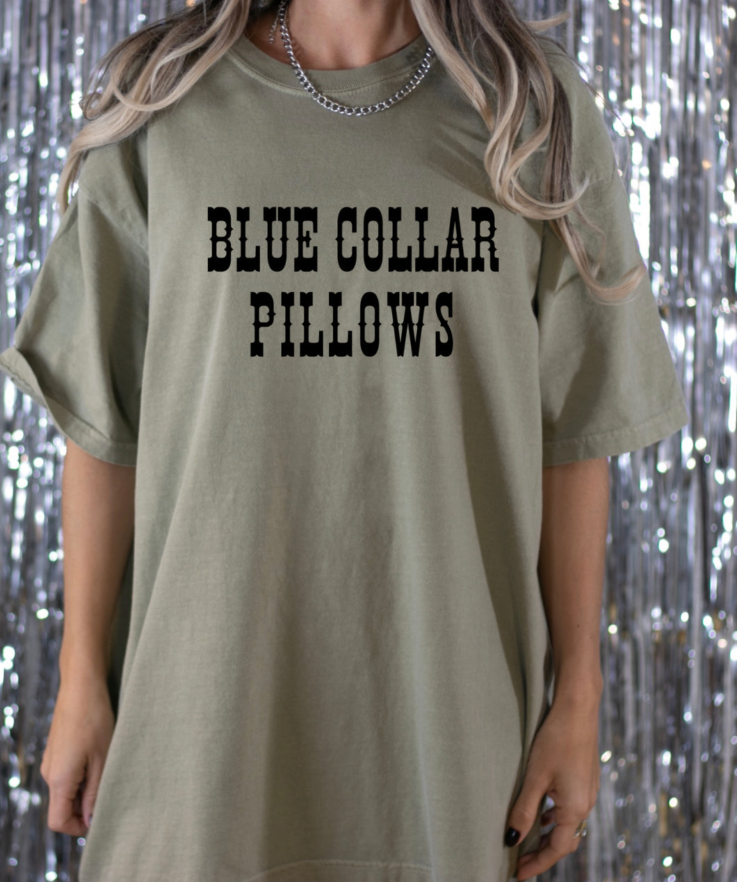 Blue Collar Pillows Tee