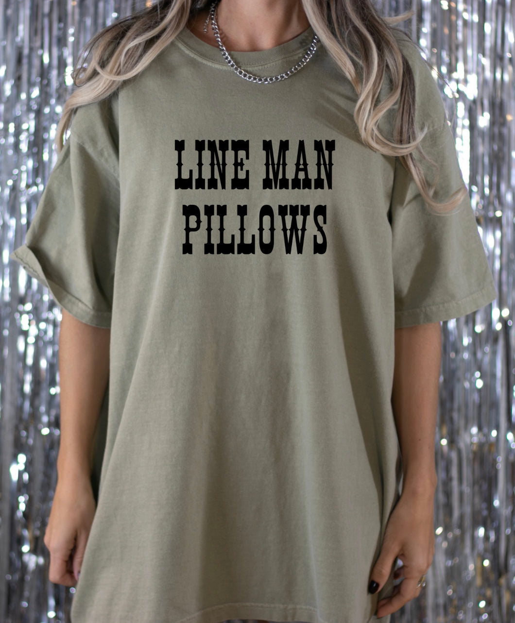 Line Man Pillows Tee