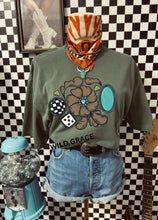 Load image into Gallery viewer, Tooled Leather Tee
