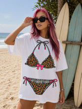 Load image into Gallery viewer, Cheetah &amp; Zebra Bikini Tee
