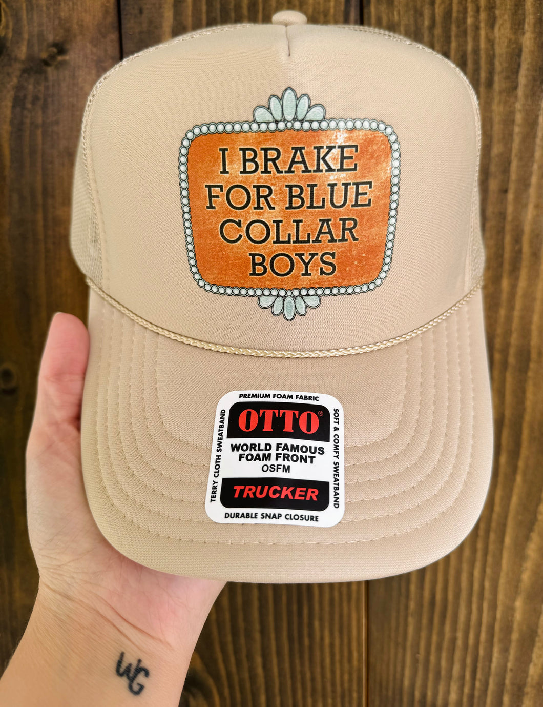 I Brake For Trucker Hat