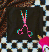 Load image into Gallery viewer, Pink Western Shears Tee
