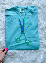 Load image into Gallery viewer, Blue Western Shears Tee
