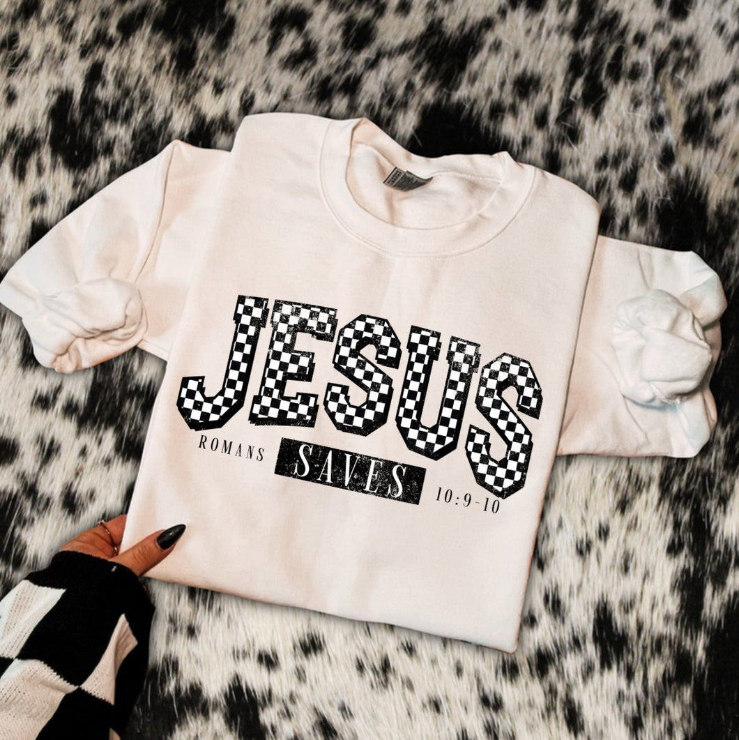 Jesus Saves Sweatshirt