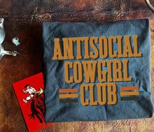 Load image into Gallery viewer, Antisocial Cowgirl Club Tee
