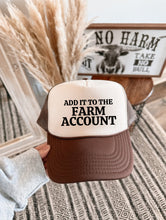 Load image into Gallery viewer, Farm Account Trucker Hat
