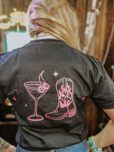 Load image into Gallery viewer, The Cocktails &amp; Boots Tee
