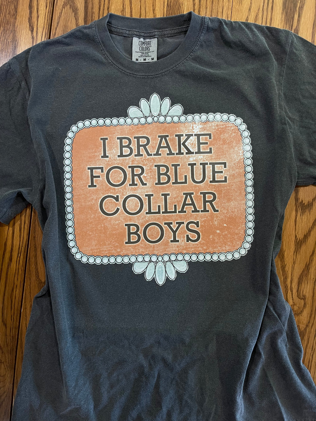 Brake For Blue Collar Boys Tee