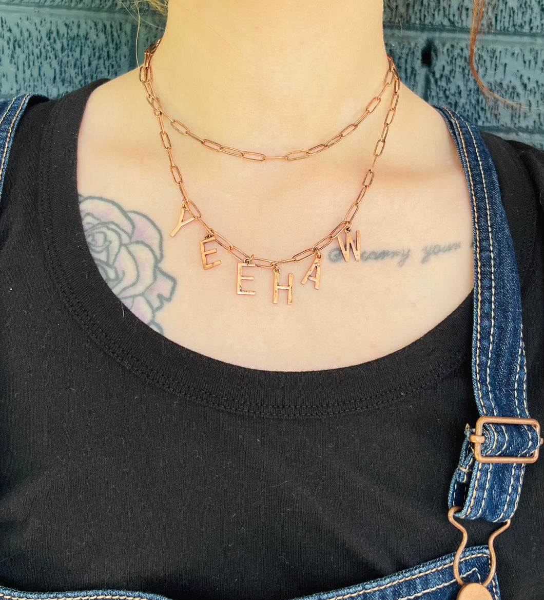 YEEHAW Chain Necklace