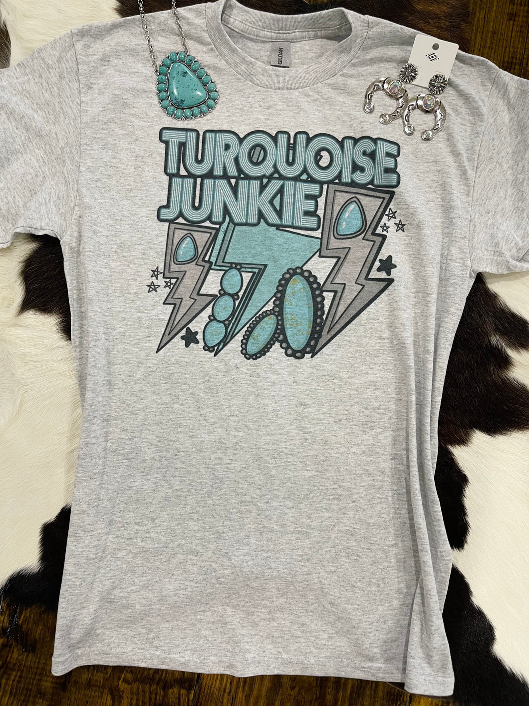 Turquoise Junkie 2.0 Tee