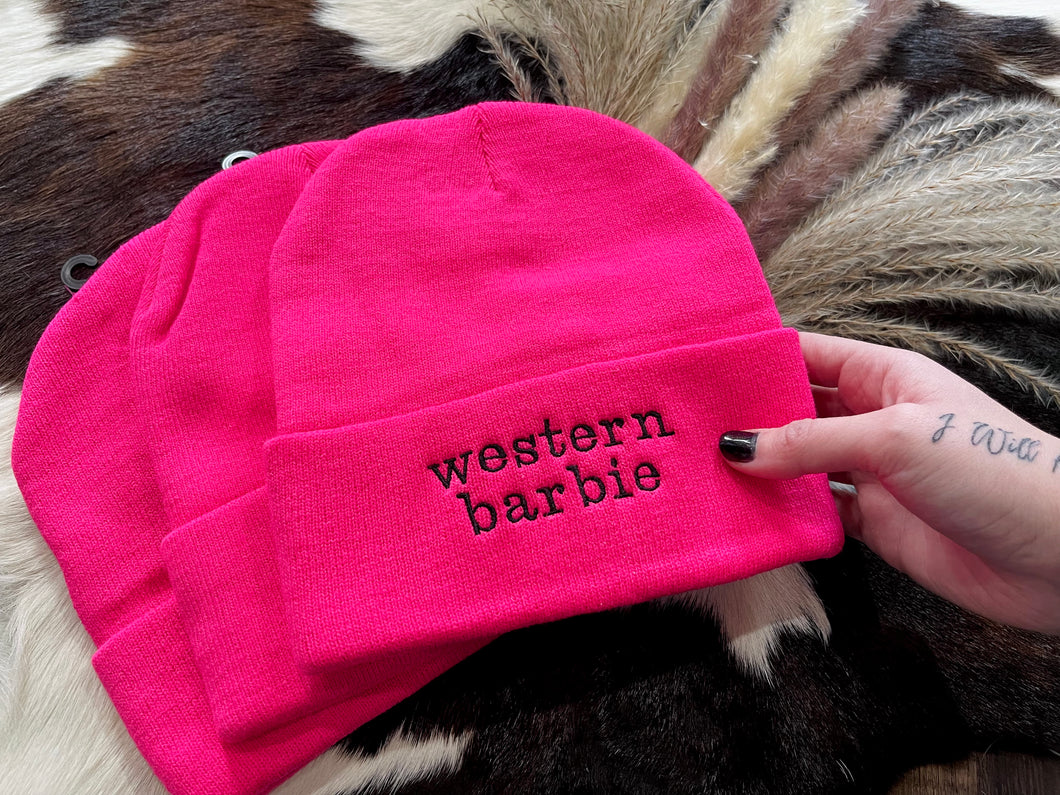 Western Barbie Beanie