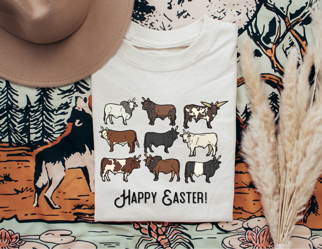 Easter Cattle Tee