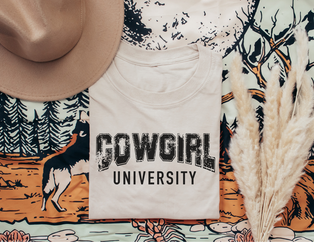 Cowgirl University Tee