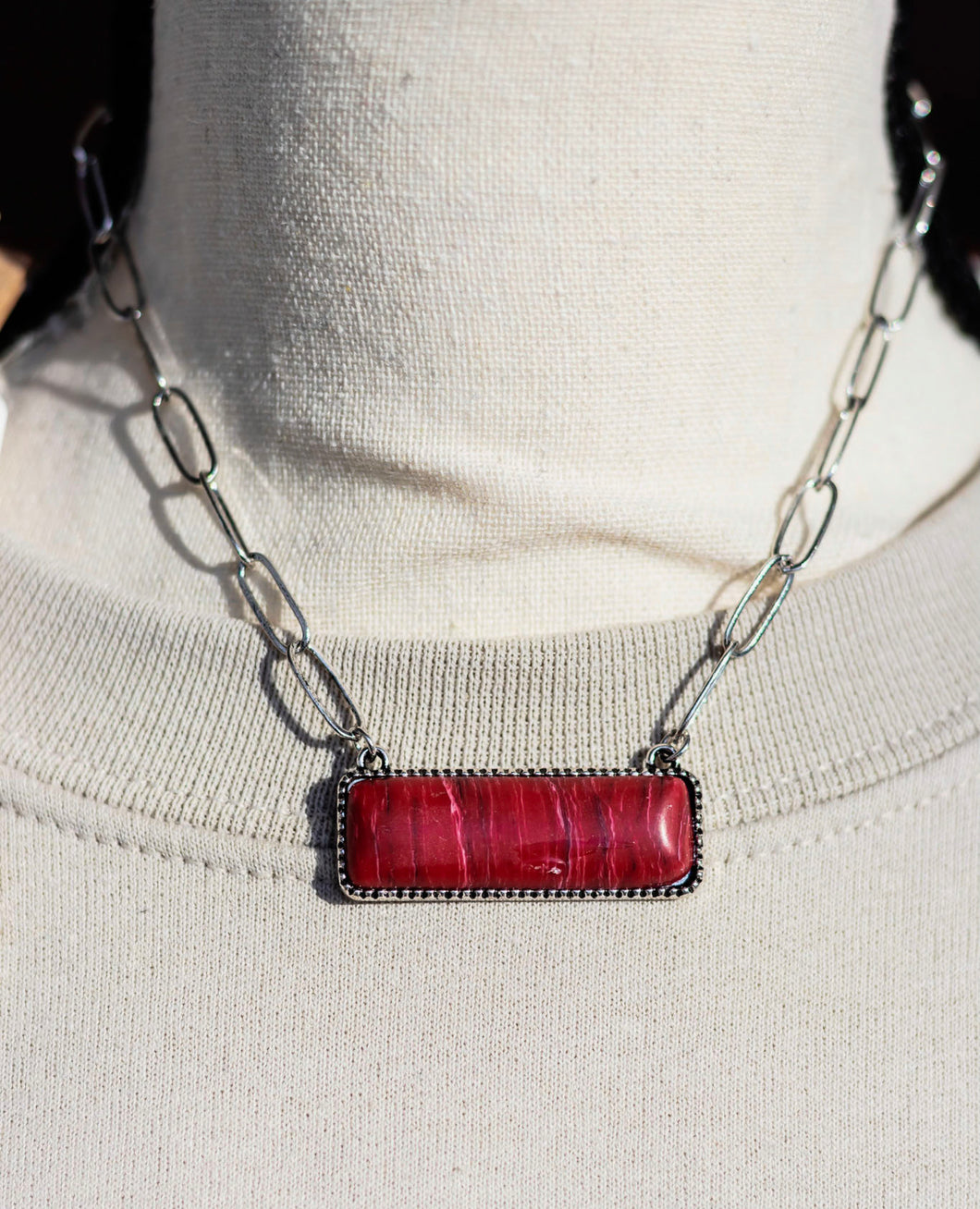 Holly Jolly Bar Necklace